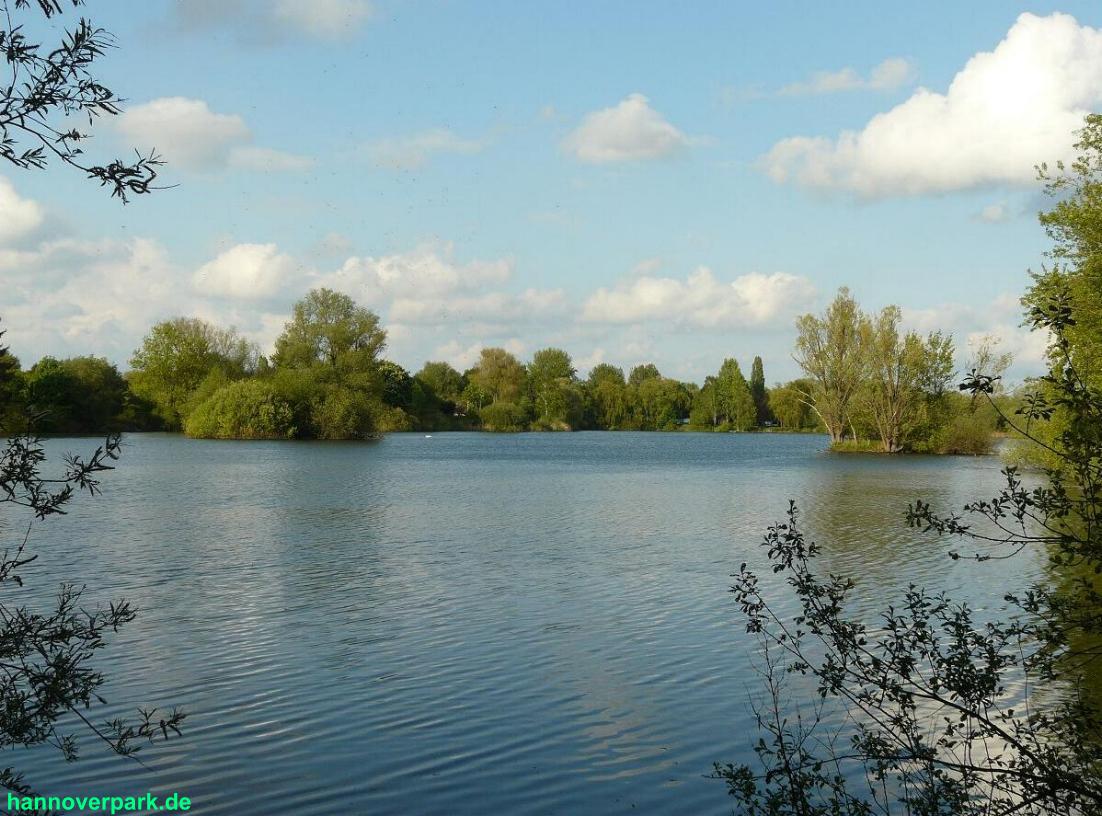 Vier Teiche von den Ricklinger Kiesteichen